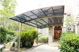Polycarbonaat zijpanelen Carport