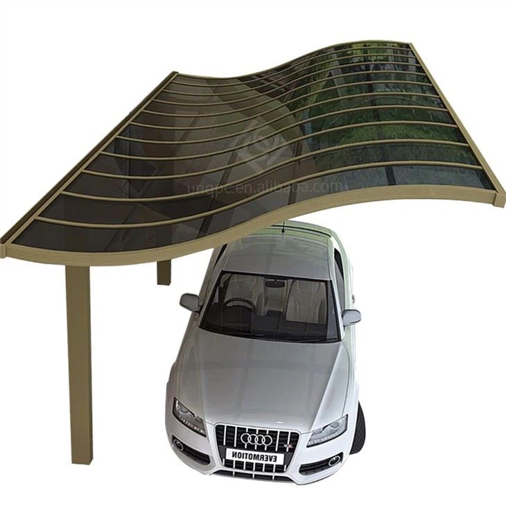 Polycarbonate Pull Rod Type Carport