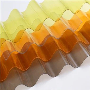 Hoge impact geprofileerde polycarbonaat dakplaat