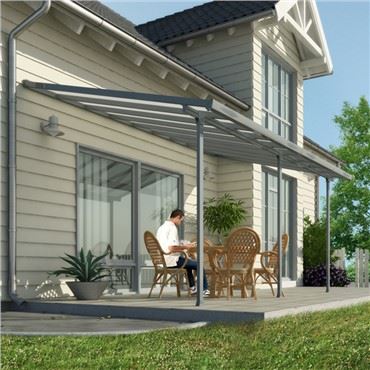 Polycarbonaat L-type terrasoverkapping
