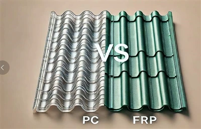 Wat is het verschil tussen gegolfde polycarbonaatplaten en GVK-dakplaten?